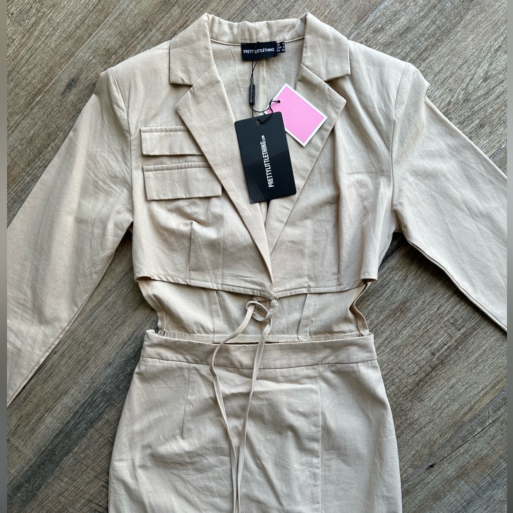 PLT utility mini dress